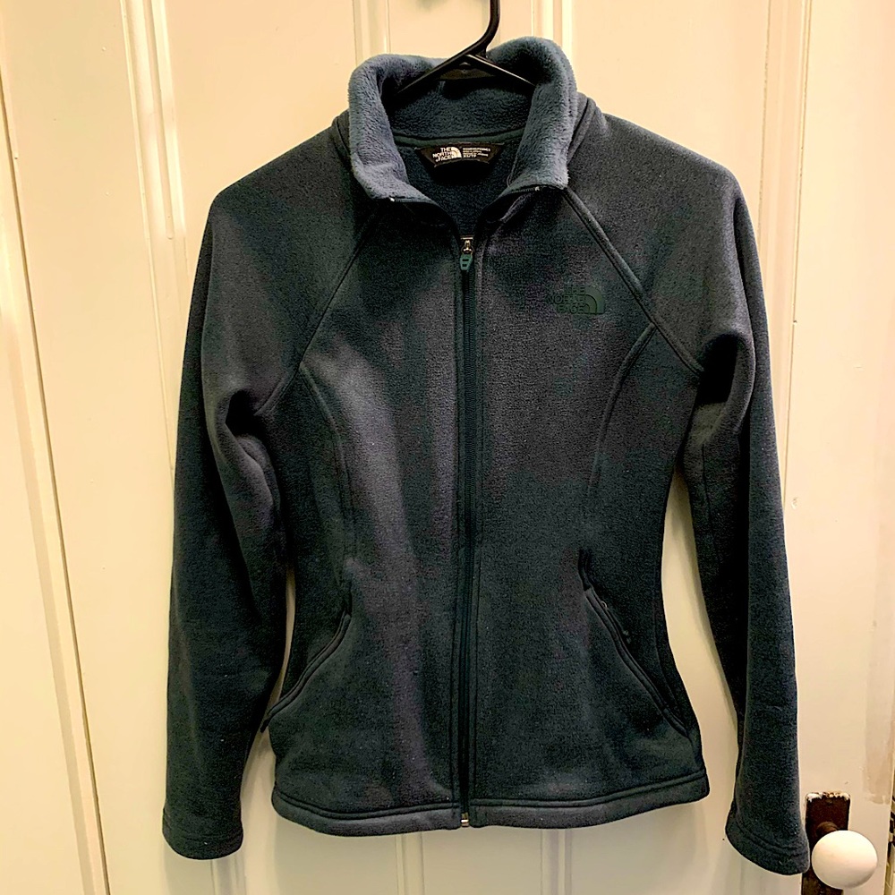 North Face Full-Zip Stretch Fleece Sweatshirt XS